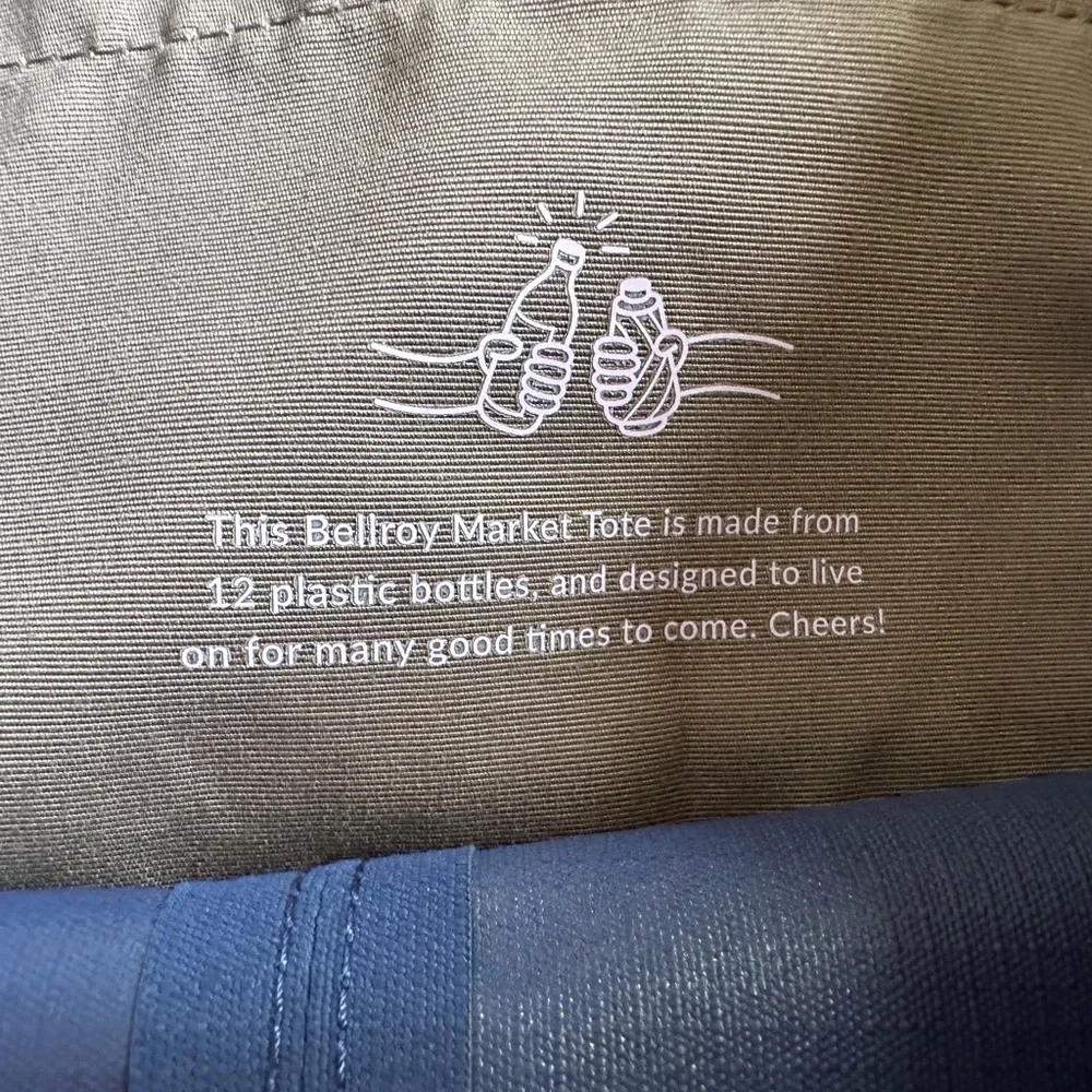 Bellroy Market Tote in Blue with Multicolor Straps - Picture 10 of 10